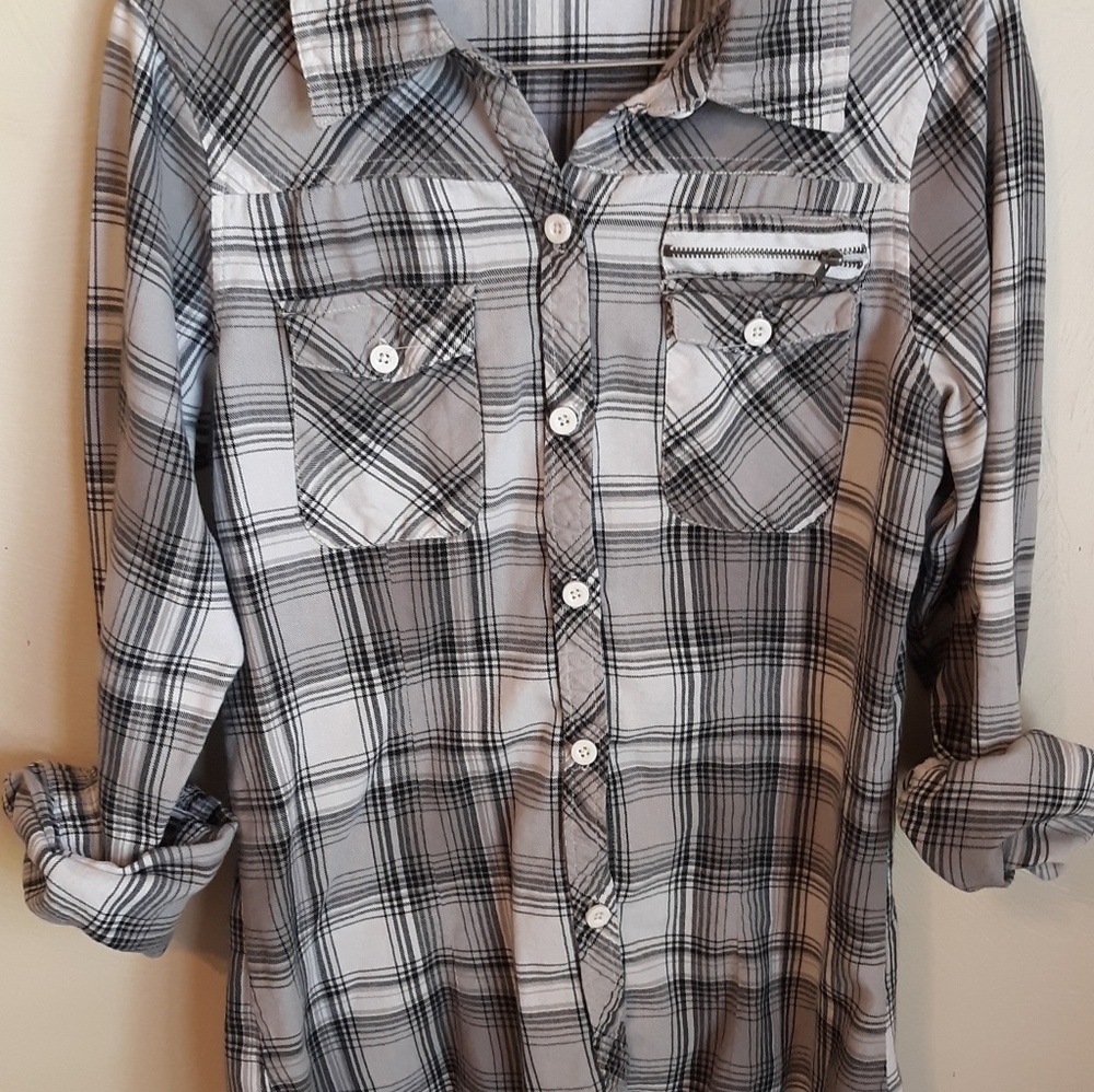 Fox Button Up